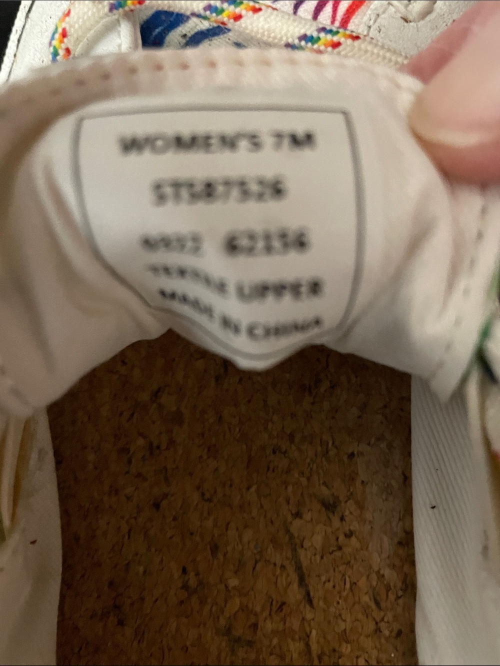 Women’s SPERRY Crest Vibe Pride Sneakers Sz 7M - Picture 8 of 8